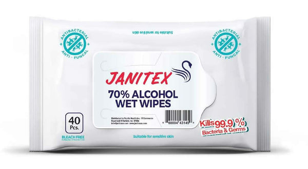 Janitex Alcohol Sanitizing Wet Wipes