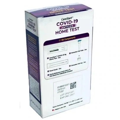 CareStart Covid-19 Antigen Home Test Kit - pack of 2