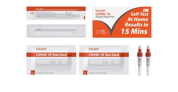 iHealth COVID-19 Antigen Rapid At Home Test (2 Pack)